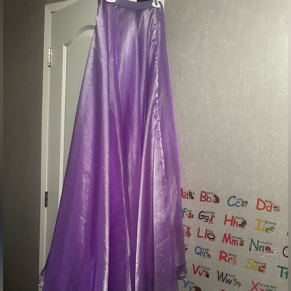 Purple Rachel Allan romper- bodysuit. Size 6. - Picture 4 of 8